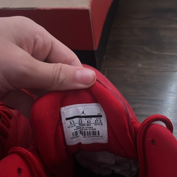 jordan 12 gym red size 9.5 - Picture 7 of 8